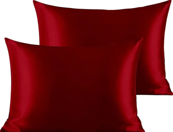Silk Cushion Cover – Deep Maroon