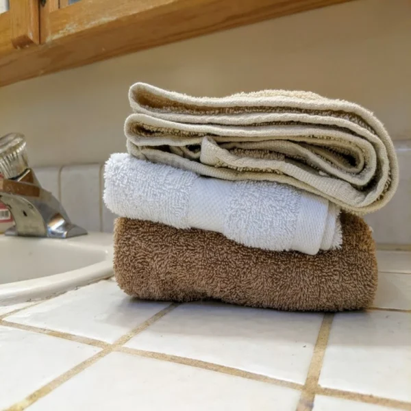 Bath Towel Light brown Extra Absorbent - Image 2