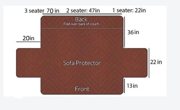 Grey Sofa Cover - Image 2