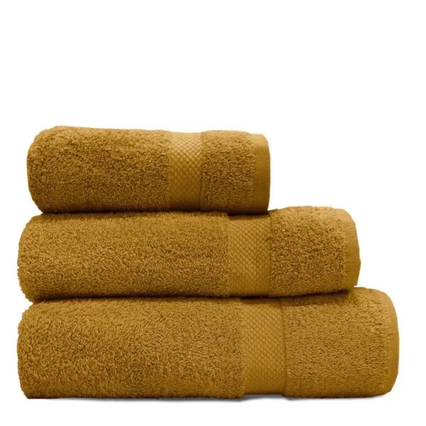 Mustard 100% cotton towel